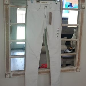Levi white jeans